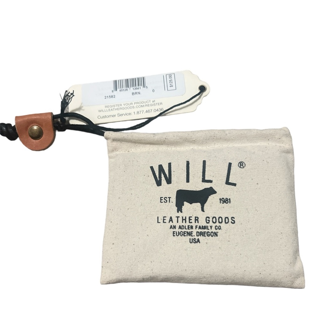 Will Leather Goods- William Italian Leather Front Pocket Wallet